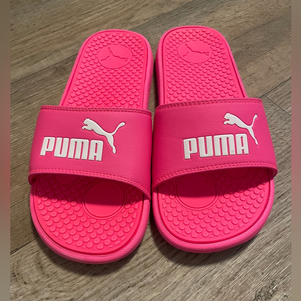 Puma Cool Cat Slides- Pink Size 10